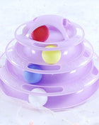 Interactive Cat Toy Amusement Plate Kitten Tower