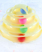 Interactive Cat Toy Amusement Plate Kitten Tower