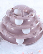 Interactive Cat Toy Amusement Plate Kitten Tower