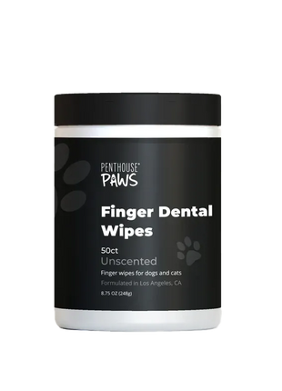 Pet Finger Dental Wipes (50 Count)