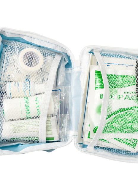 Country Living 50-Piece Pet Travel First Aid Kit for Emergencies, Safety, Adventure & On-the-Go Pet Care