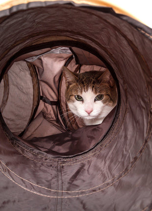 Pet Life ® 'Kitting-Go-Seek' Collapsible Folding Travel 3-way Kitty Cat Tunnel