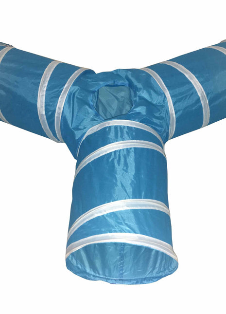 Pet Life ® 'Kitting-Go-Seek' Collapsible Folding Travel 3-way Kitty Cat Tunnel