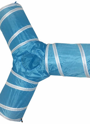 Pet Life ® 'Kitting-Go-Seek' Collapsible Folding Travel 3-way Kitty Cat Tunnel