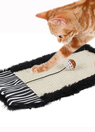 Pet Life ® 'Scrape-Away' Sisal and Jute Hanging Carpet Cat Scratcher Toy