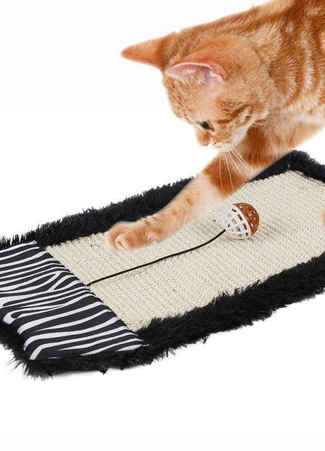 Pet Life ® 'Scrape-Away' Sisal and Jute Hanging Carpet Cat Scratcher Toy
