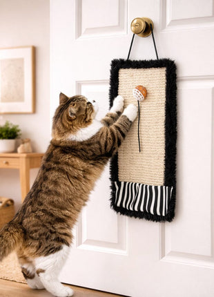 Pet Life ® 'Scrape-Away' Sisal and Jute Hanging Carpet Cat Scratcher Toy