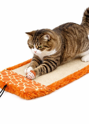 Pet Life ® 'Scrape-Away' Sisal and Jute Hanging Carpet Cat Scratcher Toy