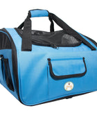 Pet Life ® 'Ultra-Lock' Collapsible Safety Travel Wire Folding Pet Dog Carseat Car Seat Carrier crate