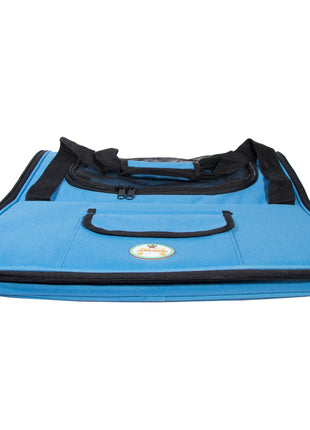 Pet Life ® 'Ultra-Lock' Collapsible Safety Travel Wire Folding Pet Dog Carseat Car Seat Carrier crate