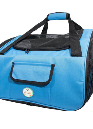 Pet Life ® 'Ultra-Lock' Collapsible Safety Travel Wire Folding Pet Dog Carseat Car Seat Carrier crate