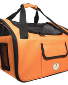 Pet Life ® 'Ultra-Lock' Collapsible Safety Travel Wire Folding Pet Dog Carseat Car Seat Carrier crate