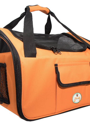 Pet Life ® 'Ultra-Lock' Collapsible Safety Travel Wire Folding Pet Dog Carseat Car Seat Carrier crate