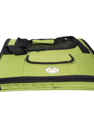 Pet Life ® 'Ultra-Lock' Collapsible Safety Travel Wire Folding Pet Dog Carseat Car Seat Carrier crate