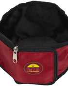 Pet Life ® Wallet Folding Waterproof Zippered Folding Pet Travel Cat and Dog Bowl