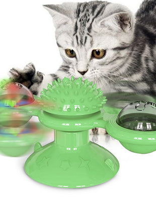 Pet Life ® 'Windmill' Rotating Suction Cup Spinning Cat Toy
