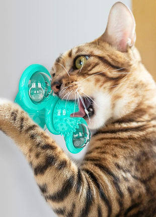 Pet Life ® 'Windmill' Rotating Suction Cup Spinning Cat Toy