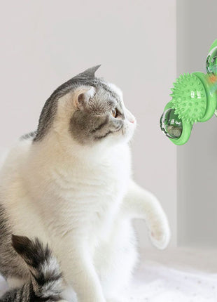 Pet Life ® 'Windmill' Rotating Suction Cup Spinning Cat Toy