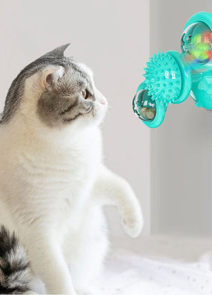 Pet Life ® 'Windmill' Rotating Suction Cup Spinning Cat Toy