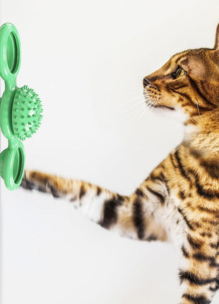 Pet Life ® 'Windmill' Rotating Suction Cup Spinning Cat Toy