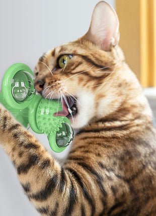 Pet Life ® 'Windmill' Rotating Suction Cup Spinning Cat Toy