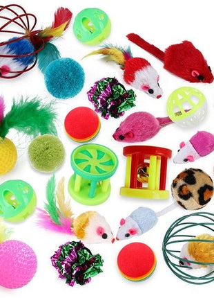 Cat Toy Set -Mouse, Balls, Interactive Toy Assortments, Tunnel & more