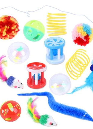 Cat Toy Set -Mouse, Balls, Interactive Toy Assortments, Tunnel & more