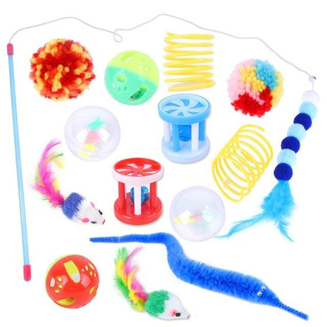 Cat Toy Set -Mouse, Balls, Interactive Toy Assortments, Tunnel & more