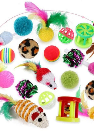 Cat Toy Set -Mouse, Balls, Interactive Toy Assortments, Tunnel & more