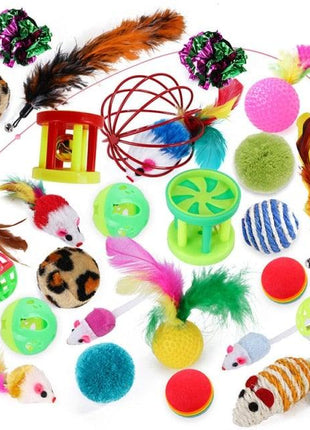 Cat Toy Set -Mouse, Balls, Interactive Toy Assortments, Tunnel & more