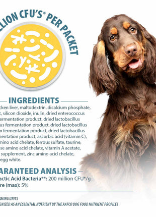Pet's Choice Gut Instincts Probiotic Powder Packets for Dogs – Daily Digestive & Immune Support, 30 Count