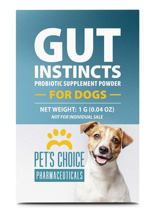 Pet's Choice Gut Instincts Probiotic Powder Packets for Dogs – Daily Digestive & Immune Support, 30 Count