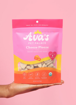 Organic Baked Dog Treats - Cheeze Pleeze