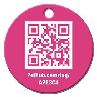 PetHub QR Pet ID Tag – Classic Aluminum - Pup List