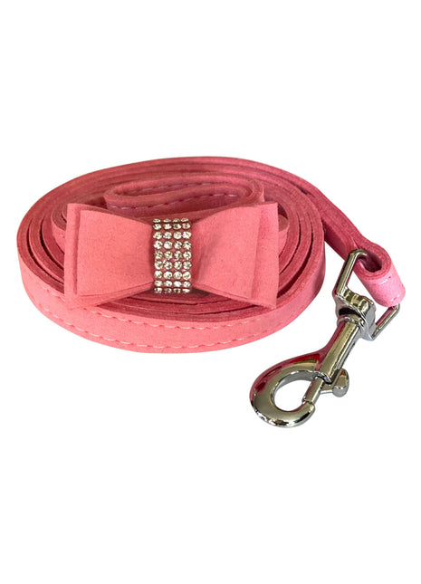 4ft Bow Tie Leash, Pink