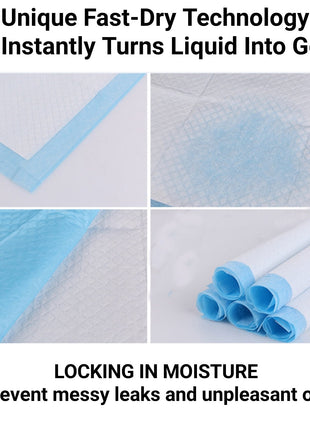 Mr. Peanut’s Premium Absorbent Gel Pee Pads 23"X23", 6 Layers of Lightly Scented Protection