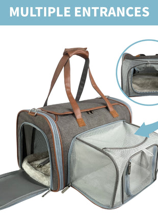 Mr. Peanut's Gold Series Big Apple XL Expandable Pet Carrier V3.0