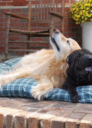 Plaid Shebang Rectangle Indoor Outdoor Dog Bed