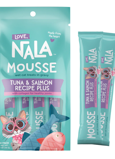 Tuna & Salmon Recipe Plus Cat Treats, Pack of 4
