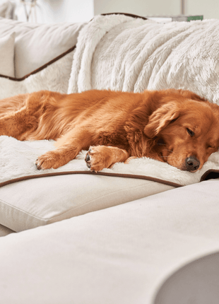 PupProtector™ Short Fur Waterproof Throw Blanket - Polar White