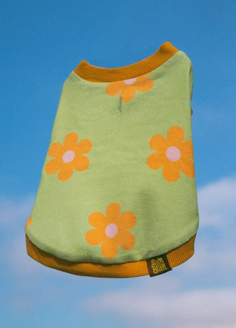 Flower Power Dog T-shirt - Pup List