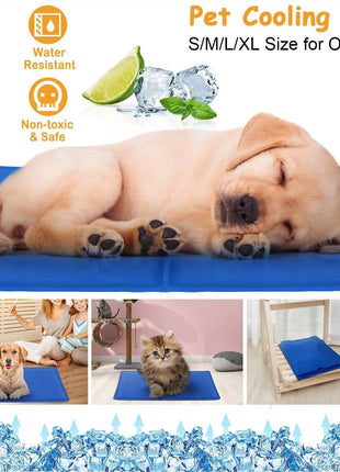 Pressure Activated Pet Gel Self Cooling Mat Pad