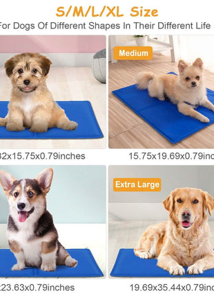 Pressure Activated Pet Gel Self Cooling Mat Pad