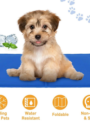 Pressure Activated Pet Gel Self Cooling Mat Pad