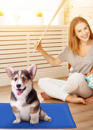 Pressure Activated Pet Gel Self Cooling Mat Pad