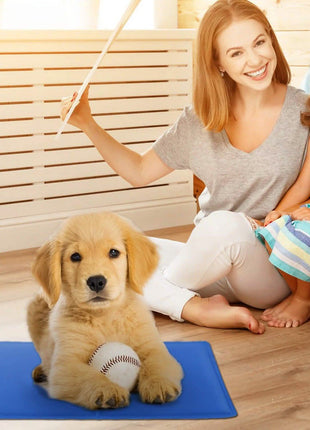 Pressure Activated Pet Gel Self Cooling Mat Pad