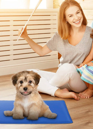 Pressure Activated Pet Gel Self Cooling Mat Pad