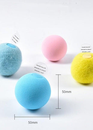 Smart Cat Ball Catnip Interactive Chirping Balls for Cat Exercise