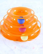 Interactive Cat Toy Amusement Plate Kitten Tower