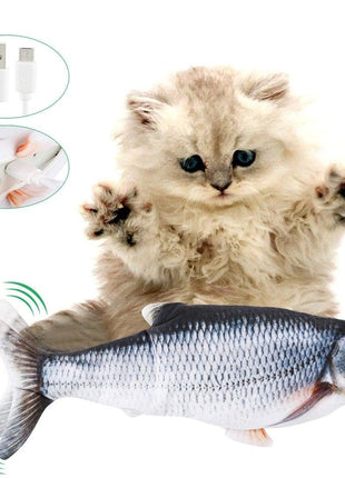Electric Fish Cat Toy USB Charging